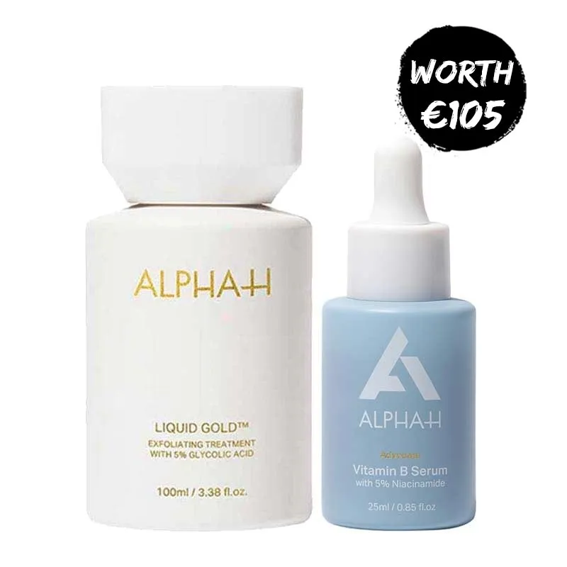 Alpha-H Liquid Gold Exfoliating Treatment with 5% Glycolic Acid & Vitamin B Serum