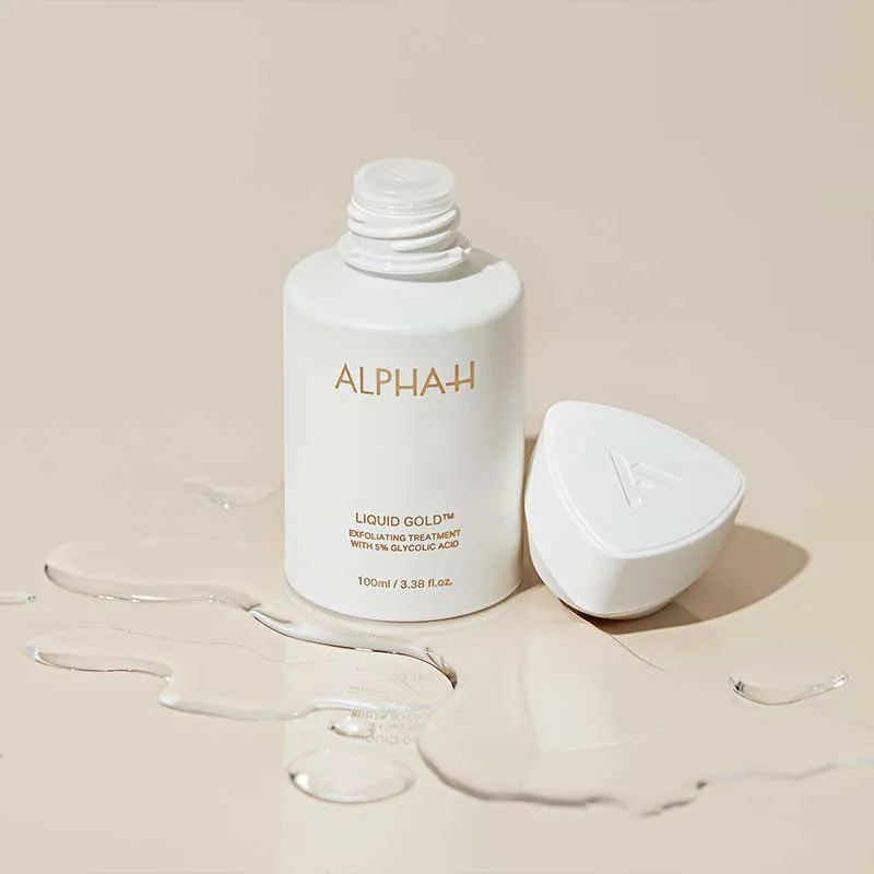 Alpha-H Liquid Gold Exfoliating Treatment with 5% Glycolic Acid & Vitamin B Serum