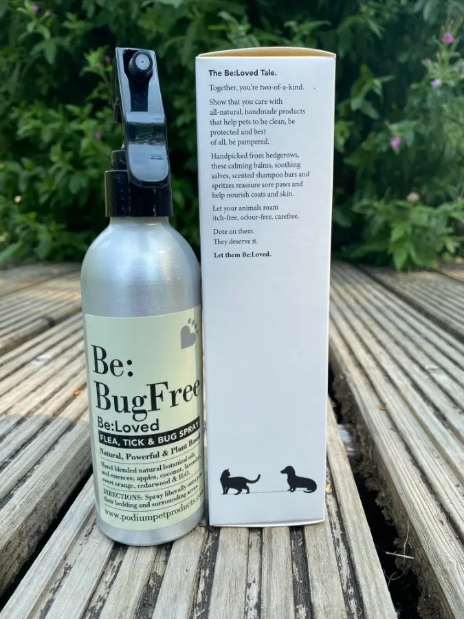 Be:loved Be:bugfree Natural Plant Based Flea Tick & Bug Spray 200ml