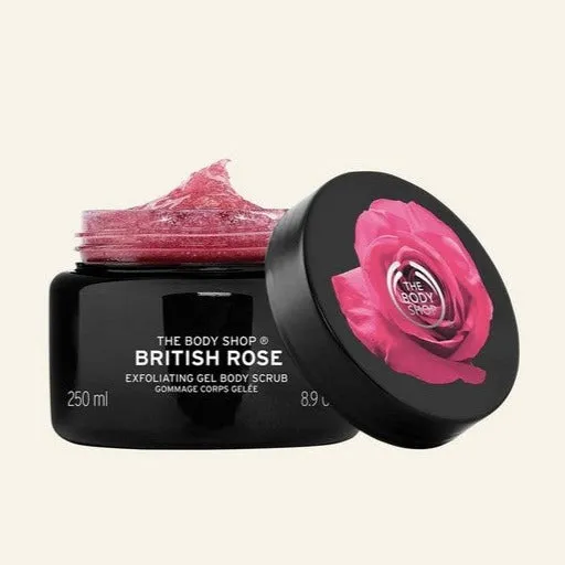 British Rose Exfoliating Gel Body Scrub