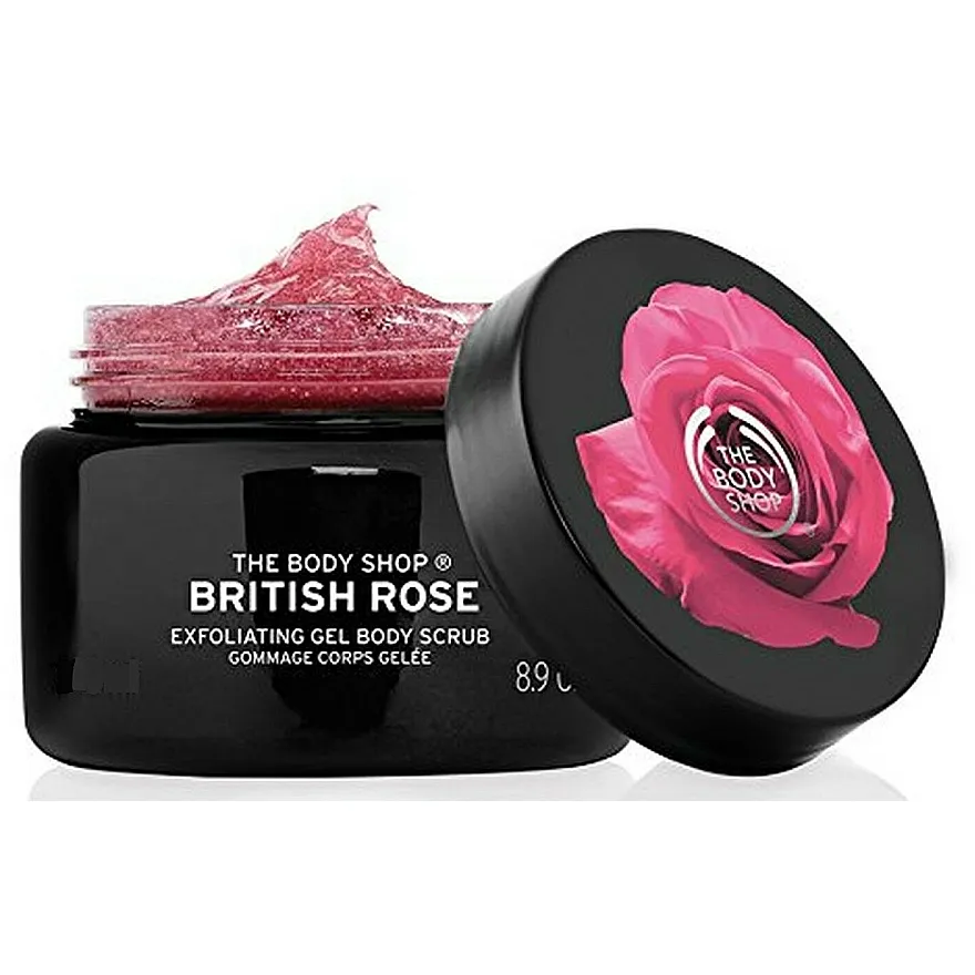 British Rose Exfoliating Gel Body Scrub