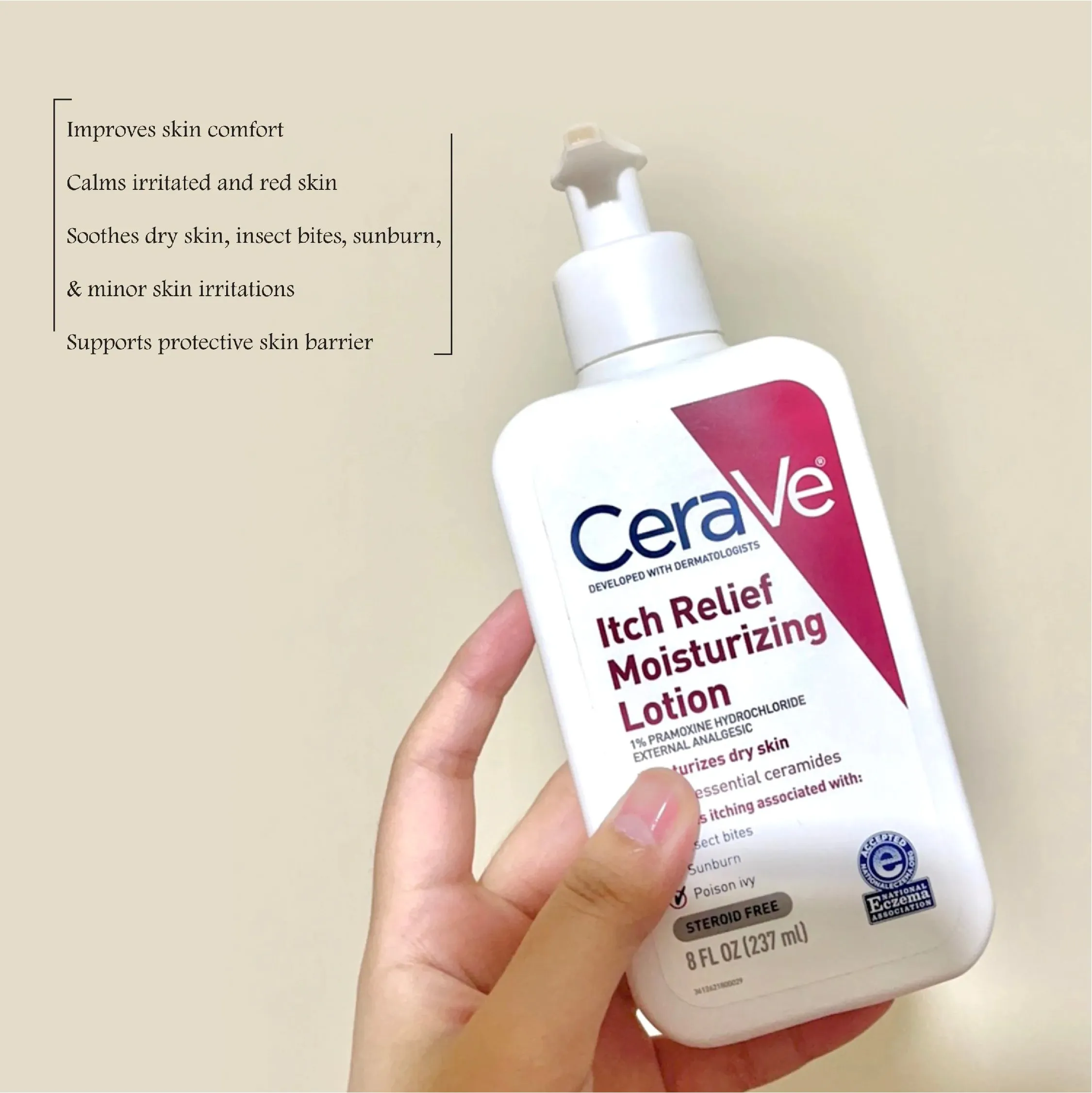 CeraVe Itch Relief Moisturizing Lotion- 237ml