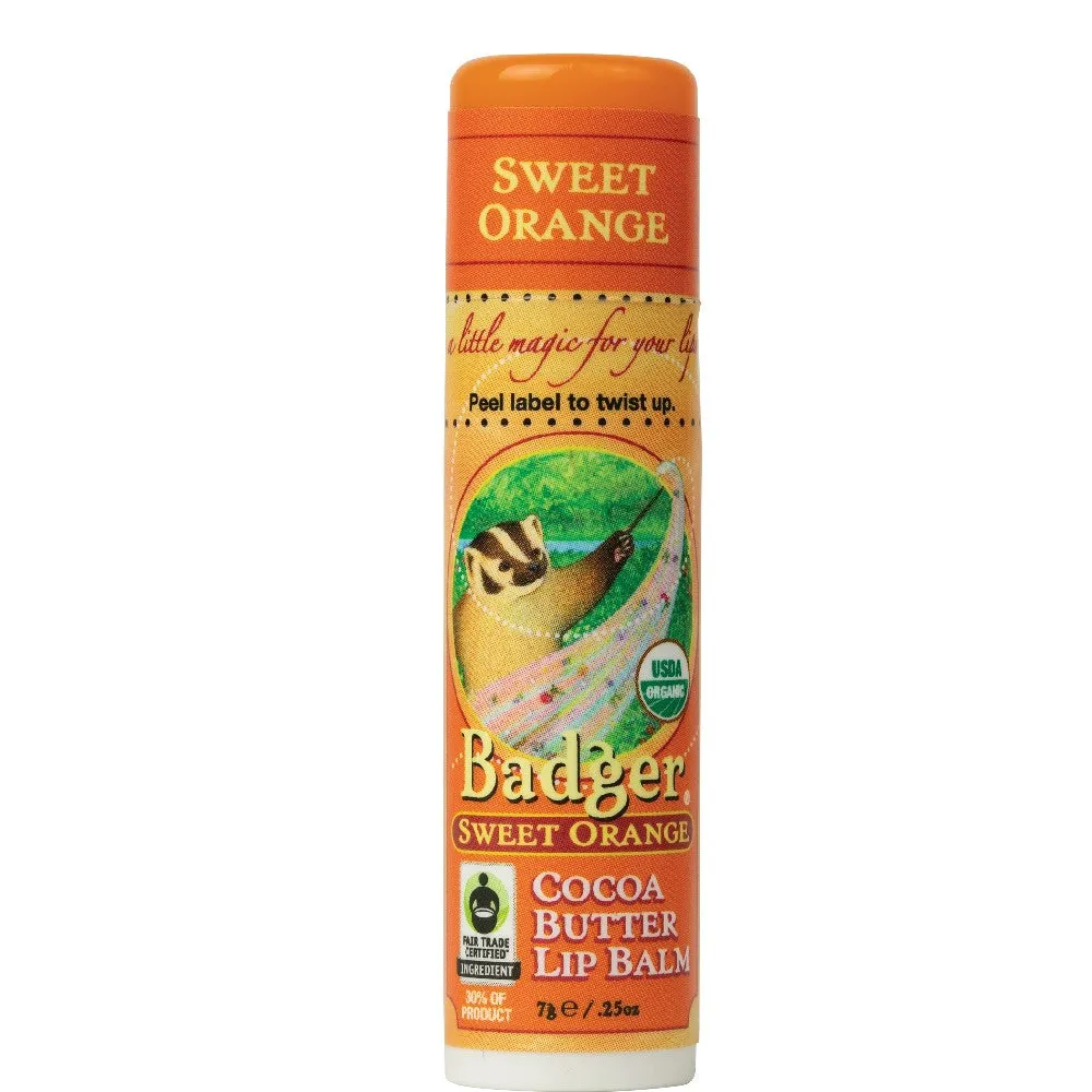 Cocoa Butter Lip Balm - Sweet Orange