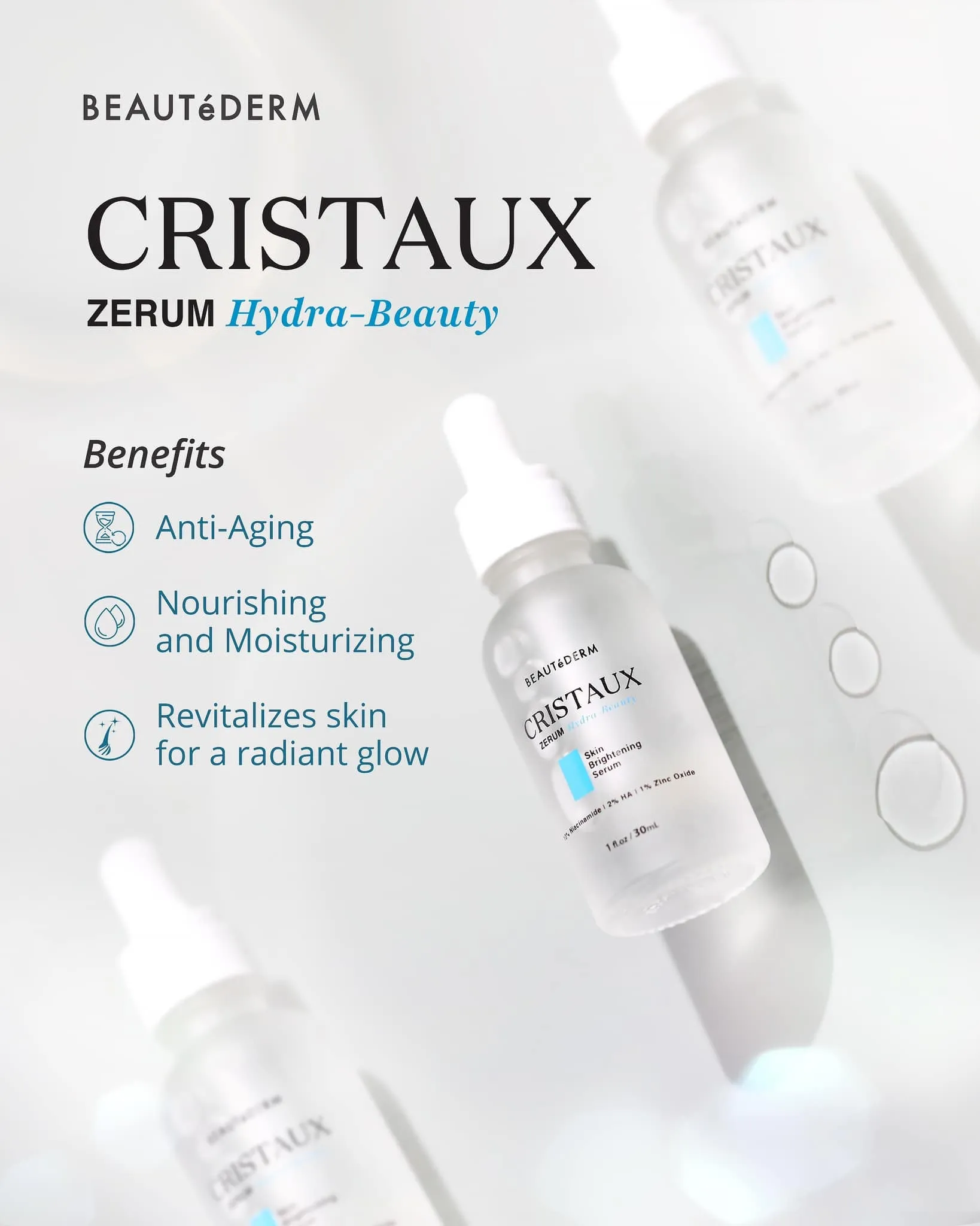 Cristaux Zerum Hydra-Beauty (Skin Brightening Serum)