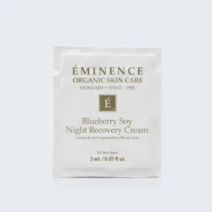 Eminence Organics Blueberry Soy Night Recovery Cream Card Sample