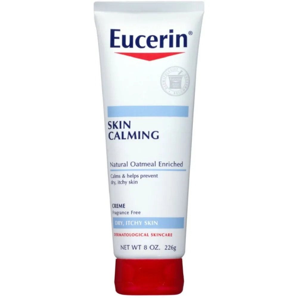 Eucerin Skin Calming Hand and Body Moisturizer 8 oz. Tube Unscented Cream