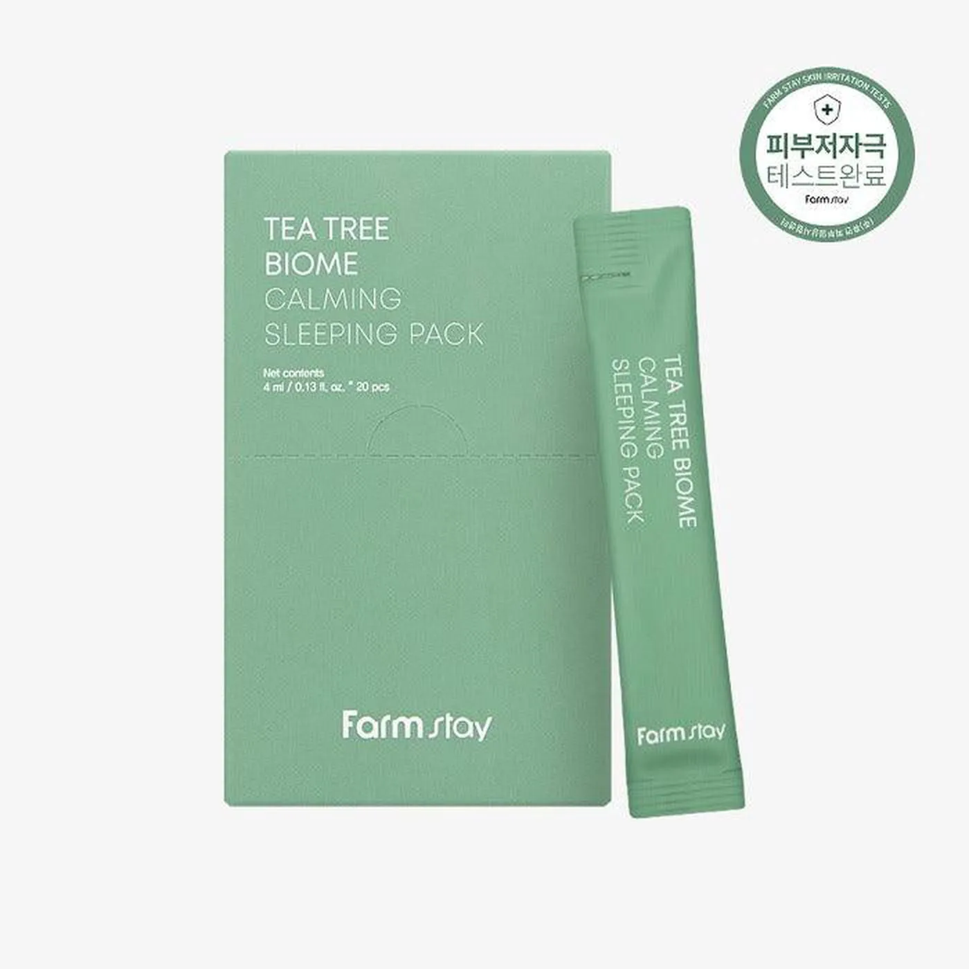 Farmstay Tea Tree Biome Calming Sleeping Pack 4ml*20ea