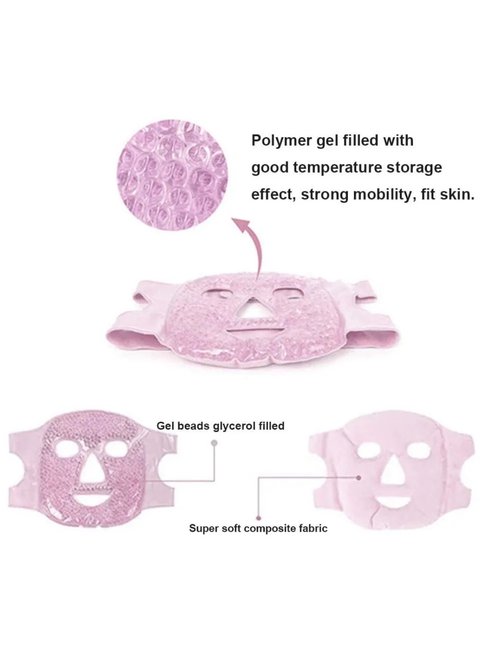 Gel facial mask