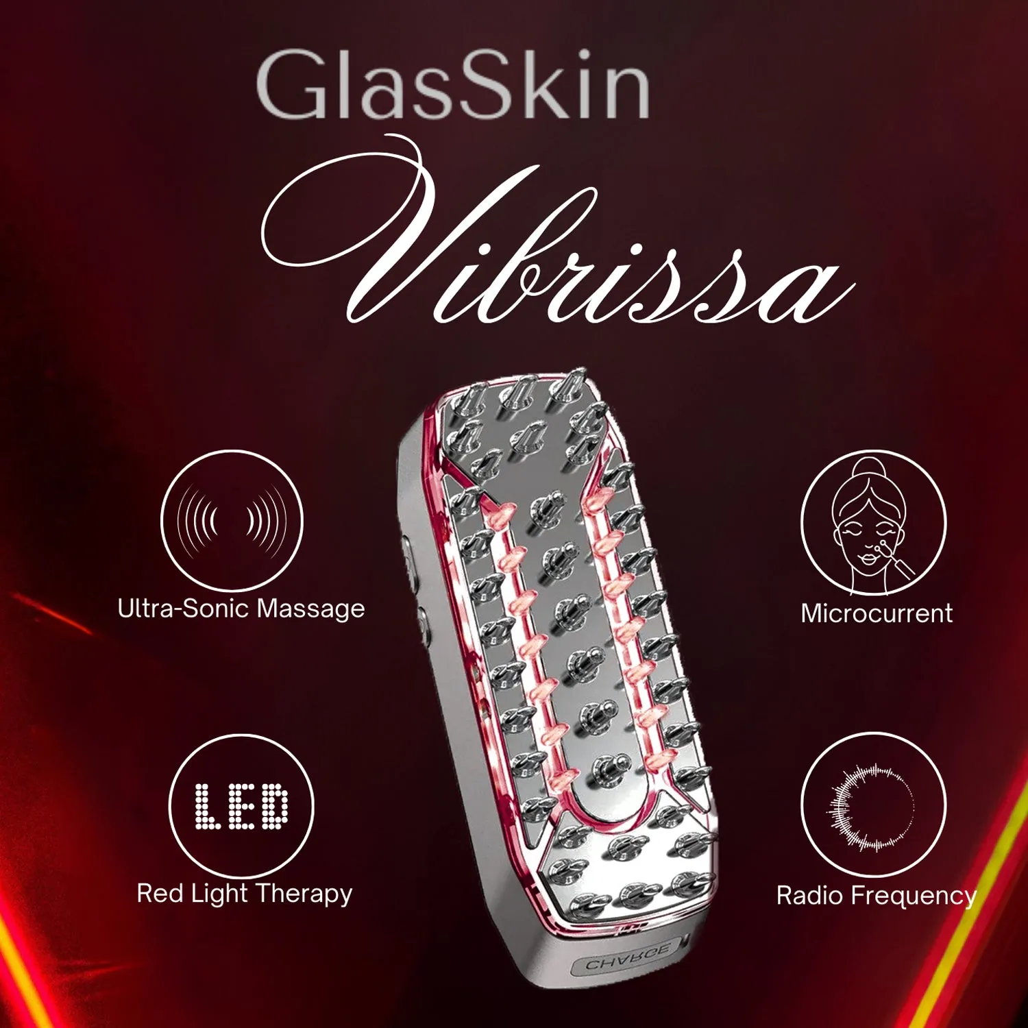 GlasSkin™ Vibrissa Red Light LED Hair and Scalp Therapy