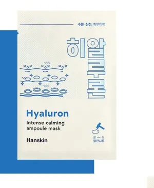 Hanskin Intense Calming Ampoule Sheet Mask Hyaluronic 23g*30pack