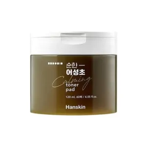 Hanskin Soonhan Houttuynia Calming Toner Pad 120ml 60EA