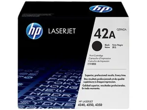 HP 42A Black Toner Cartridge - Q5942A