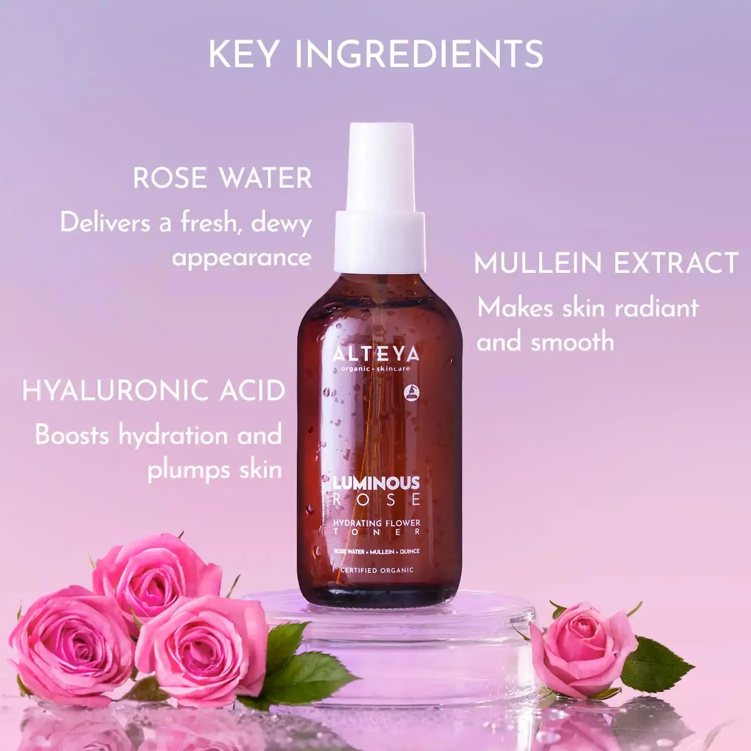 Hydrating Flower Toner Luminous Rose