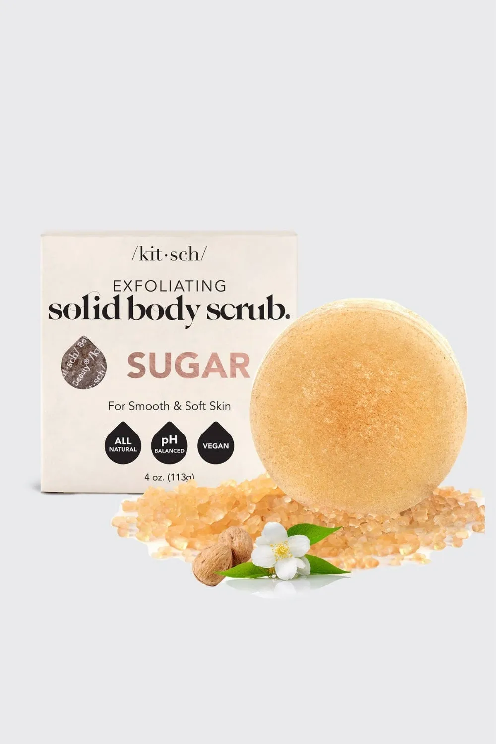 Kitsch - Sugar Exfoliating Body Scrub Bar - 1pc