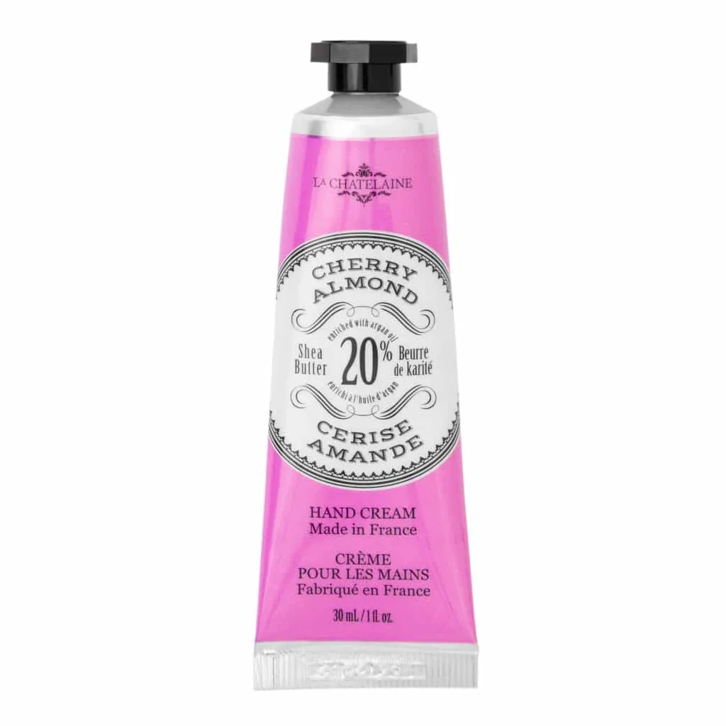 La Chatelaine Travel Size Hand Cream – Cherry Almond