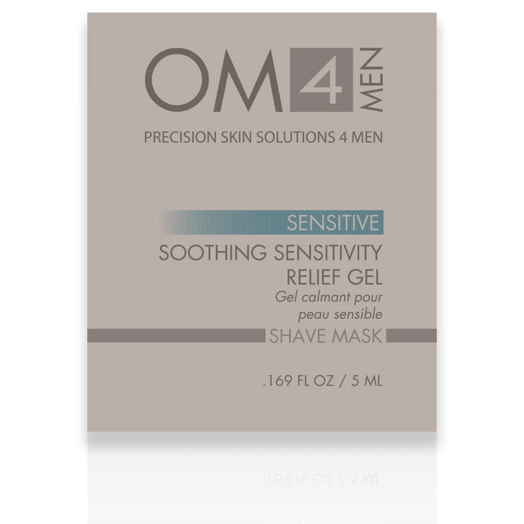 Organic Male OM4 Sensitive Shave Mask: Soothing Sensitivity Relief Gel