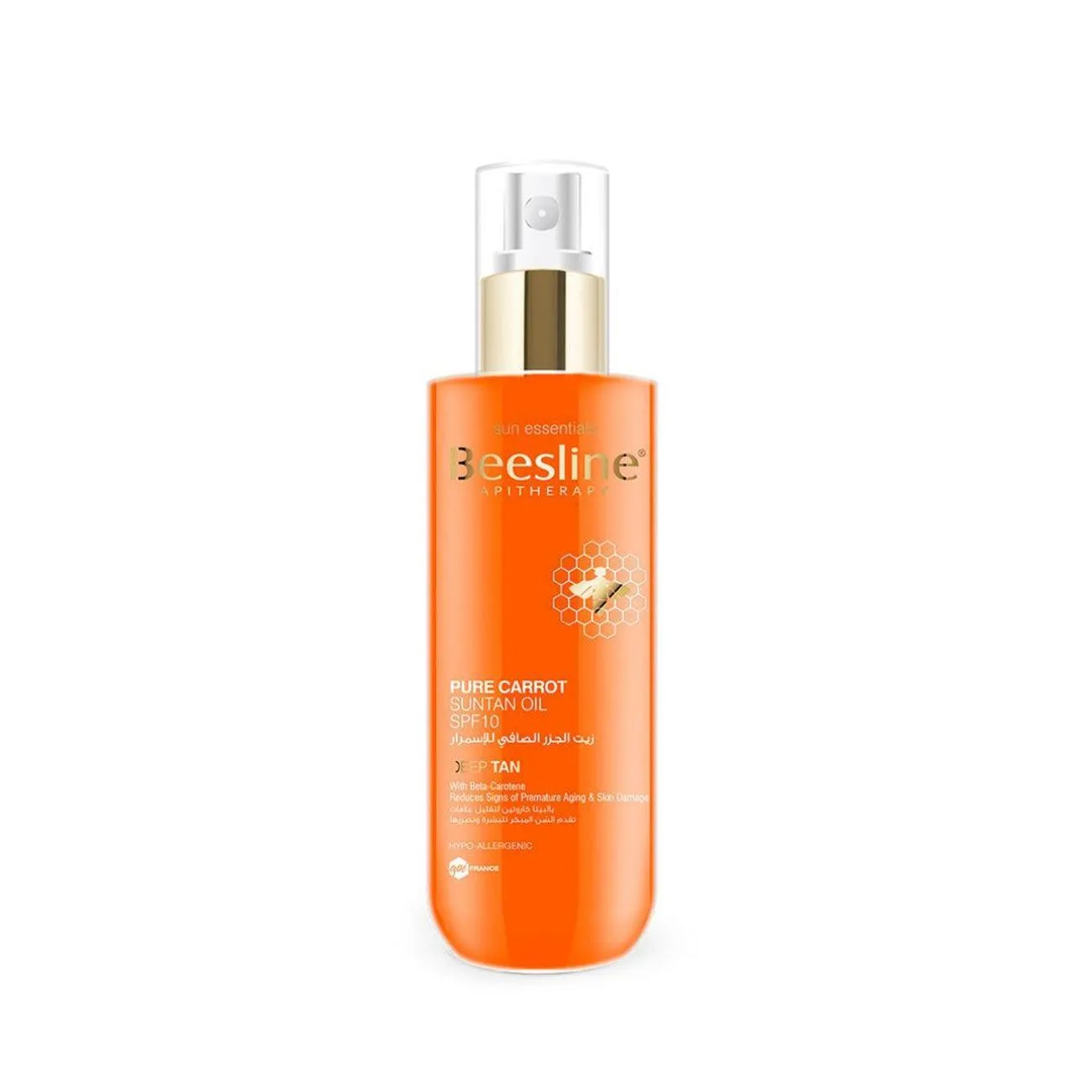 Pure Carrot Suntan Oil SPF10 - Deep Tan