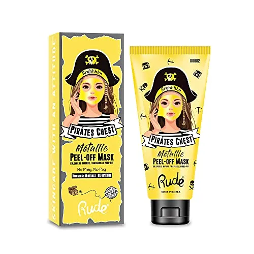 Rude - Pirate's Chest Metallic Peel-off Mask - No Prey, No Pay (Brightening)