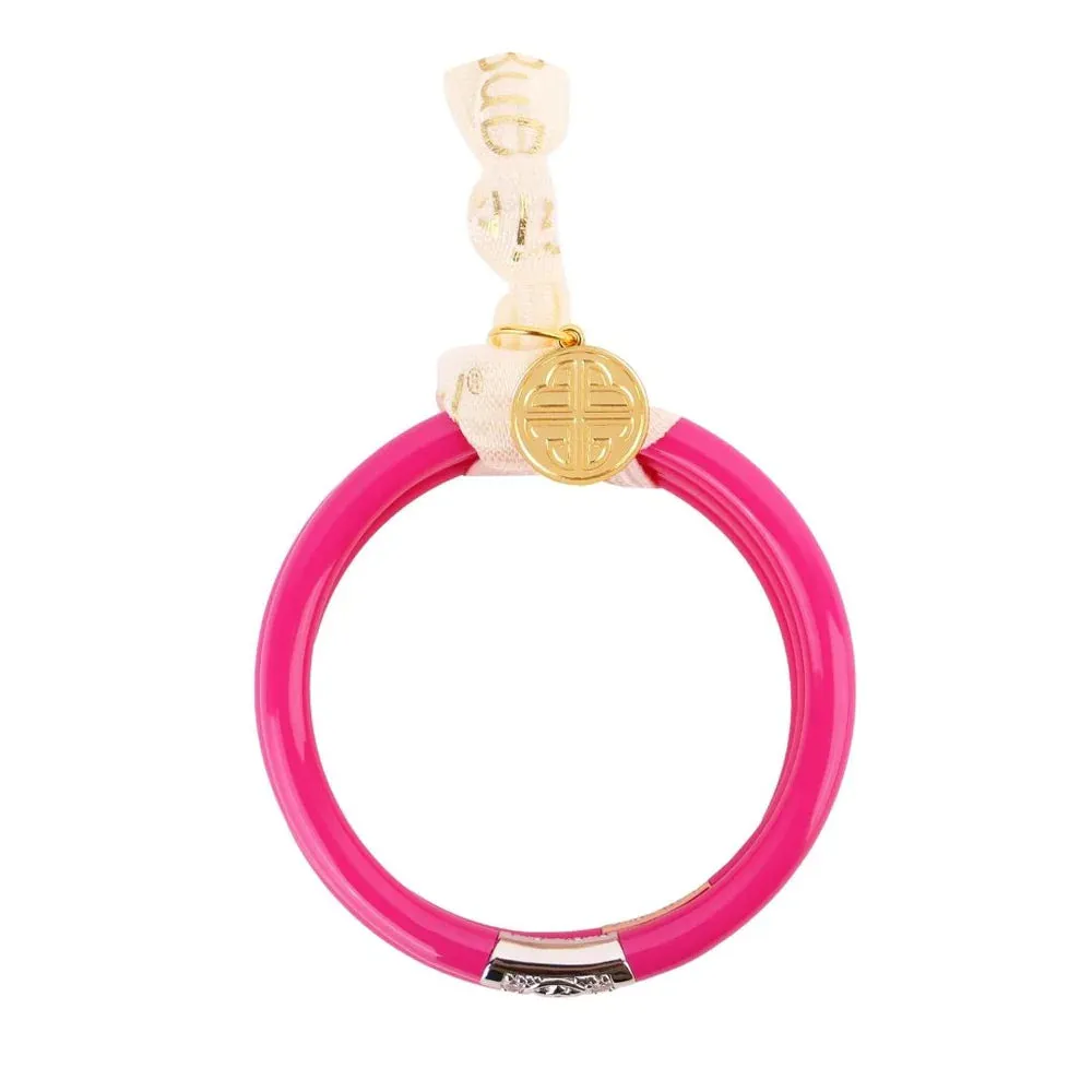 Three Kings All Weather Bangle Set of 3 - Epic Pink